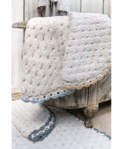 Tappeto Blanc Mariclò My Soft Dream bordo crochet