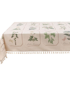 Tovaglia con nappe Blanc Mariclo Le Botanique